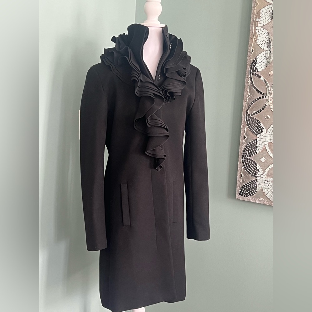 Tahari Black Satin-Lined Jacket